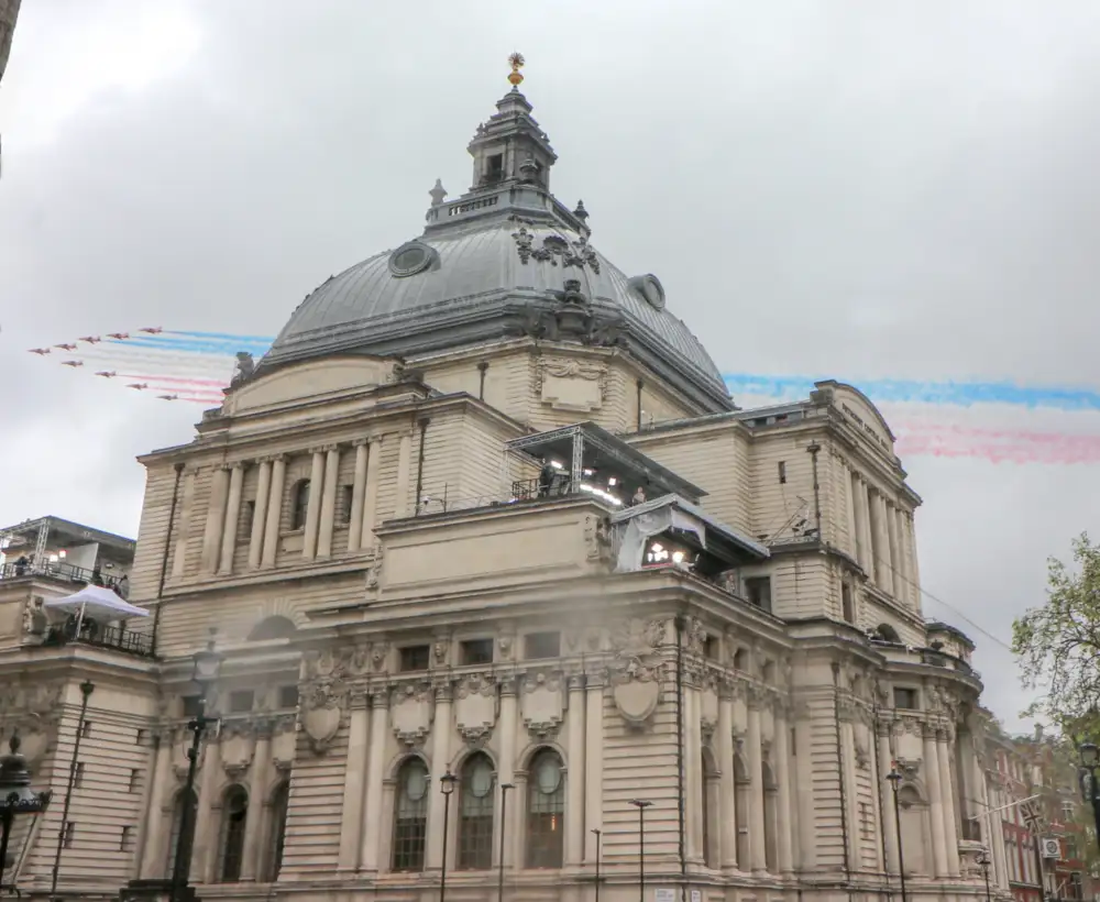 Red Arrows on Coronation Day 2023